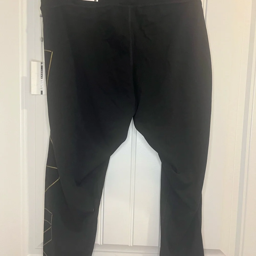 NWT DKNY Sports Leggings High waist 7/8 Length Size 1 XL - Picture 7 of 7